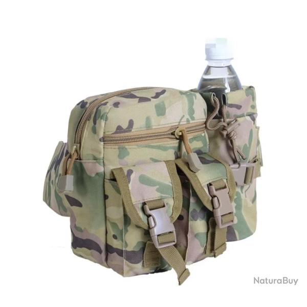 Sacoche banane tactique - Treillis militaire - v2 - Livraison gratuite