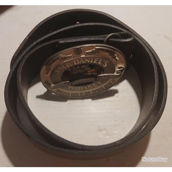 BELLE CEINTURE EN CUIR JACK DANIELS WHISKEY