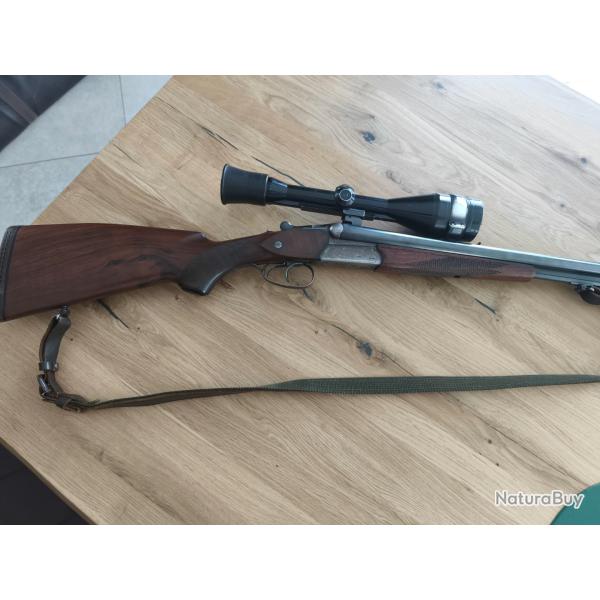 Fusil drilling Merkel shul cal 7*65-16*70