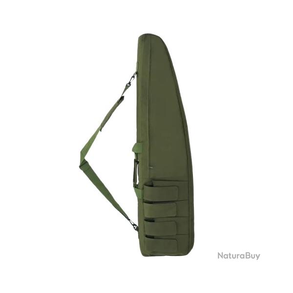 �tui Souple Rembourr� Fusil de Chasse Carabine Sac Tactique Poign�es Bandouli�re Poches Vert 100CM
