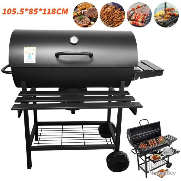 Grand BBQ Barbecue Grill a Charbons de Bois-A 20260729082524