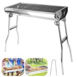 Grand BBQ Barbecue Grill Pliant Acier Inox-A 20260720200224