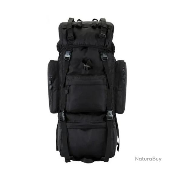 Grand Sac � Dos 70LTactique Imperm�able en Nylon Randonn�e Camping Escalade Trekking Plein Air Noir
