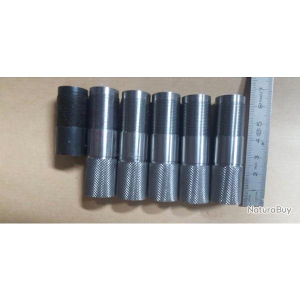 Choke pour Browning calibre 20 invector  court. En InoxDu lisse au full. Ame du canon