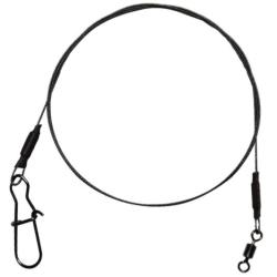 Bas de ligne Fox Rage Strike Point 7 Strand Titanium Leader 14kg par 2 50cm