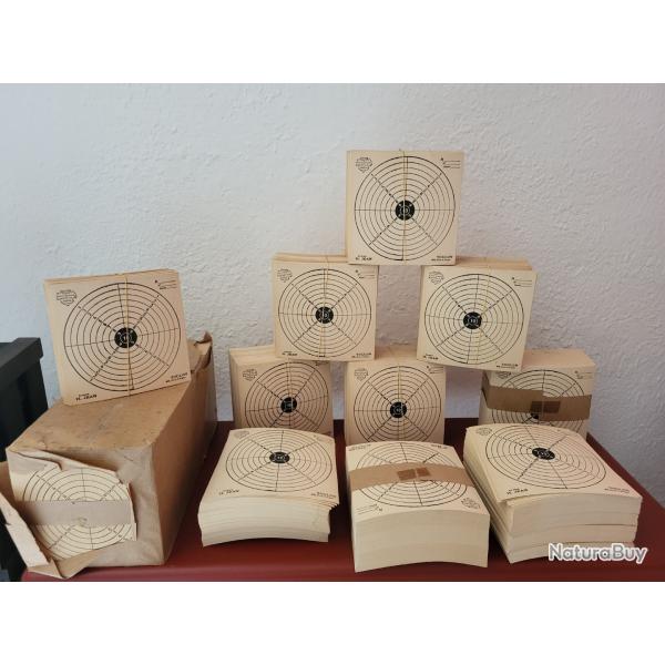 1200 cibles 15x15 cm carton