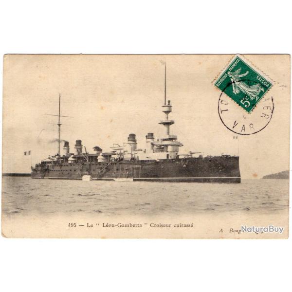 CPA- Marine Militaire  - LE L�ON GAMBETTA CROISEUR CUIRASSE N�1763