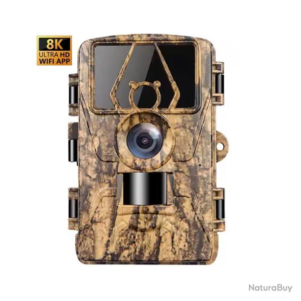Cam�ra de Chasse 8K 60MP Full HD Camera Chasse Nocturne Activ� par Le Mouvement I