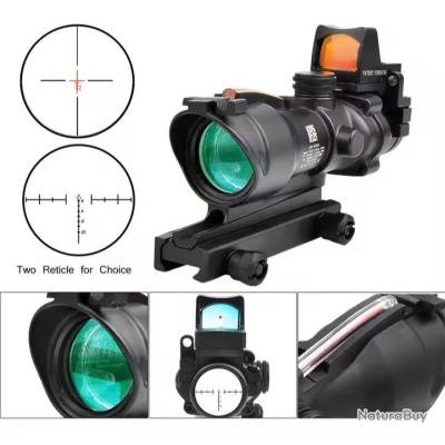 Lunette Viseur ACOG 1x32 Croix Lumineuse Réglage Hauteur