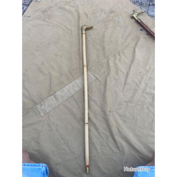 Canne �p�e vintage. T�te de canard