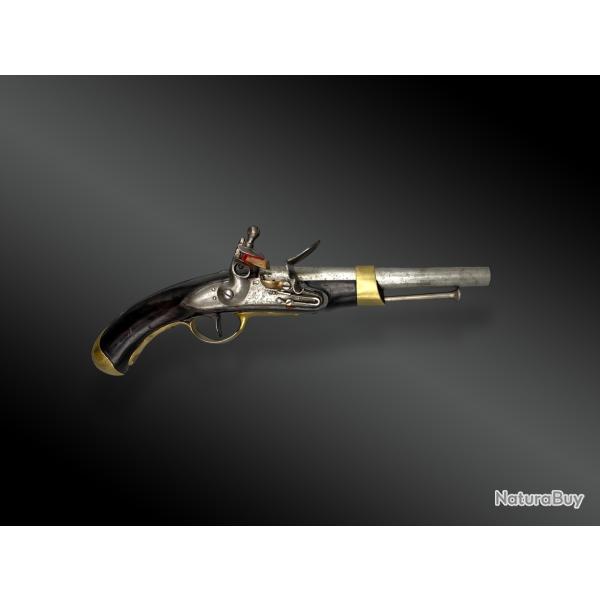 Pistolet de bord mod�le 1786 - Tulle France, vers 1800