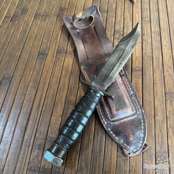 COUTEAU POIGNARD COMBAT SURVIE PILOT U.S ARMY CAMILLUS 11-1981