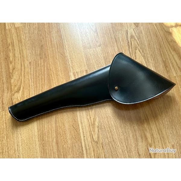 Holster cuir noir de ceinture Colt Walker