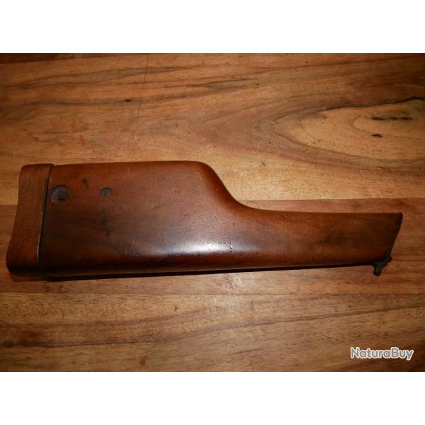 Etui crosse de MAUSER C96 d'origine mod�le militaire sans pontet d'accroche de bandouli�re