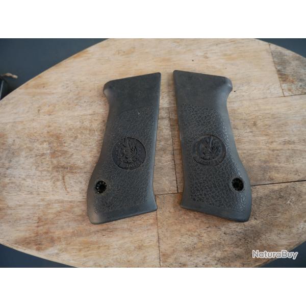 Paire de plaquettes pistolet JERICHO IMI ancienne