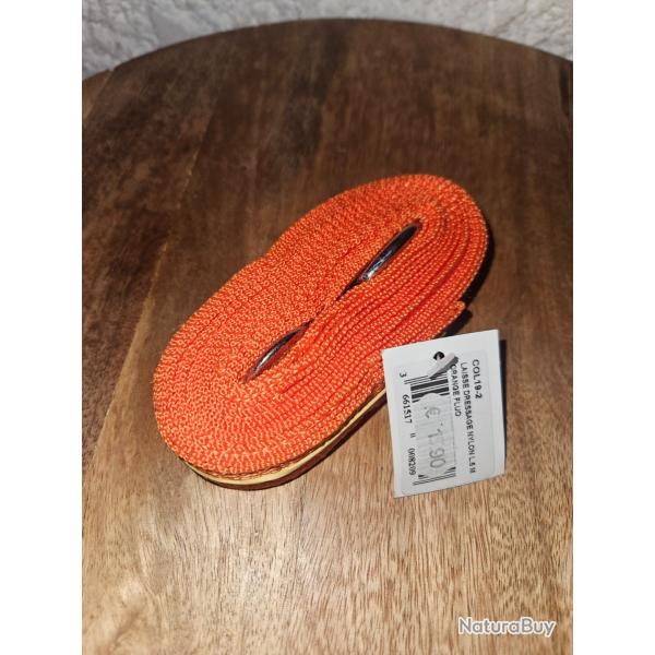 Laisse 5m sangle nylon pour chien