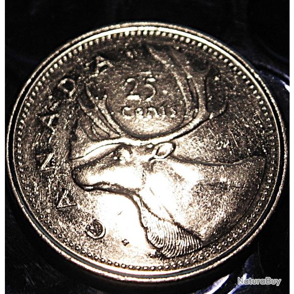 Canada piece de 25 cents 2002 Elizabeth II TTB