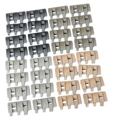 FMA Lot De 32 Couvre-Rails XTM (Noir / OD / DE / FG)