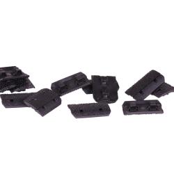 12-PC Type2 M-LOK Rail Cover (couvre-rail) Set (Noir)