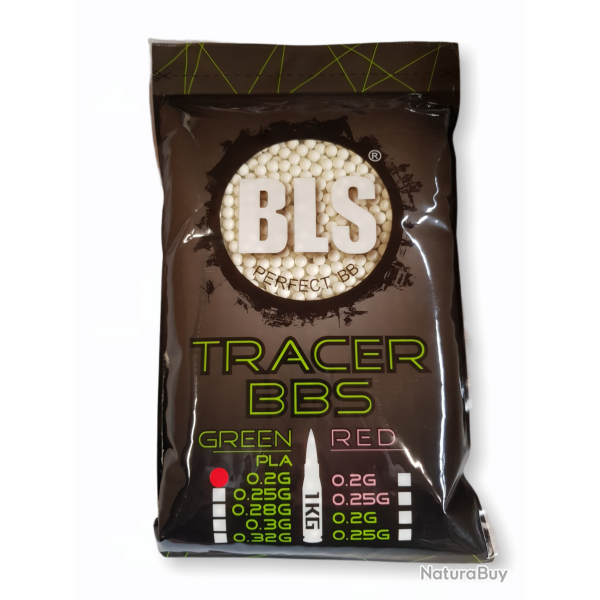 BLS Billes Bio Tra�antes vertes 0.20g (Sac de 1 kg)