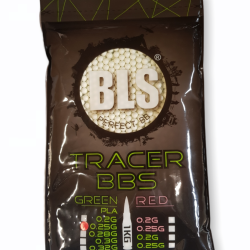 BLS Billes Bio Tra&ccedil;antes vertes 0.25g (Sac de 1 kg)