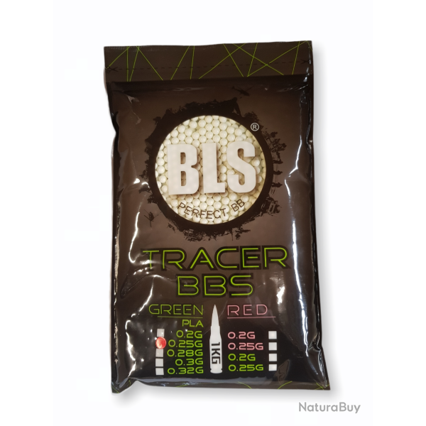 BLS Billes Bio Tra�antes vertes 0.25g (Sac de 1 kg)