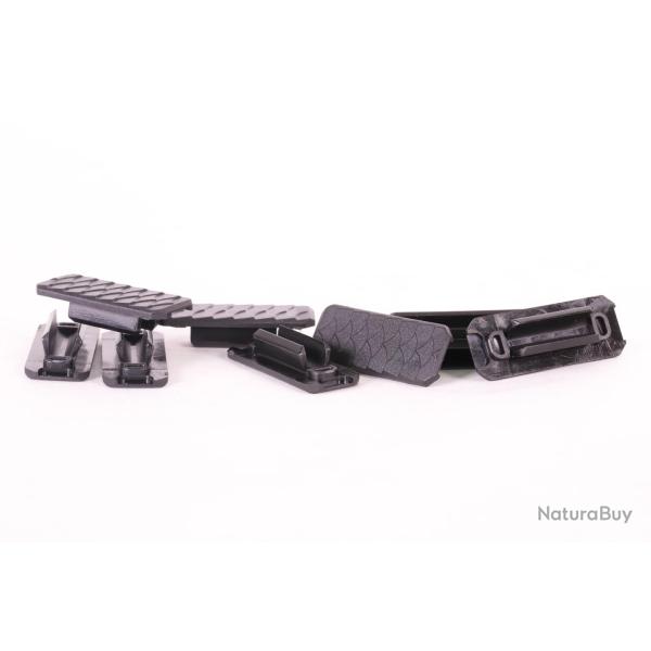 JJ Airsoft Rail Covers M-LOK Type-3 (noir)