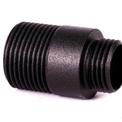 Slong Adaptateur Silencieux 11mm CW vers 14mm CCW (Noir)