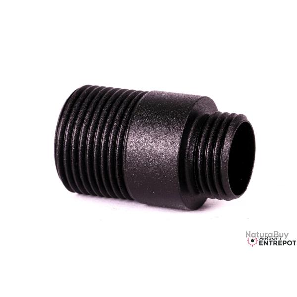 Slong Adaptateur Silencieux 11mm CW vers 14mm CCW (Noir)
