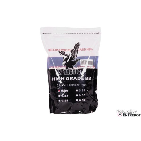 JS-Tactical Billes Blanches Non Bio 0.20g