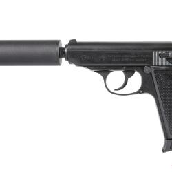 Umarex Walther PPK/S + Silencieux GBB (Noir)