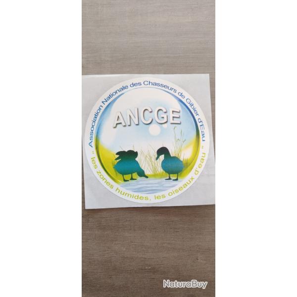 Autocollant chasse gibier d'eau