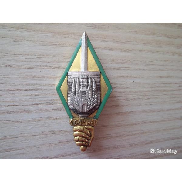 insigne militaire collection 164e R�giment d'Infanterie dissolution 1990