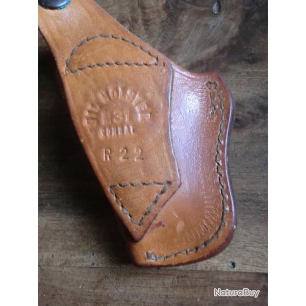 etui holster cuir M.31 cout R.22 vintage
