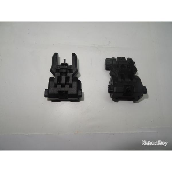 CAA Tactical set organe de vis�e flip up avant et arri�re