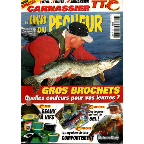 le canard du pecheur 113 , leurre doux ou sal�, poisson nageur leurre, brochets, �tang de laroussi