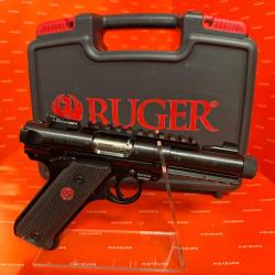 Pistolet RUGER MARK IV TACTICAL .22LR 4.40" 10 CPS BRONZE Filete 1/2-28