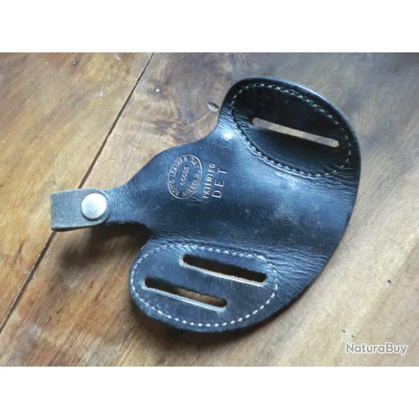 holster cuir roy.s leathers goods magnolia ark  patented DET vintage "