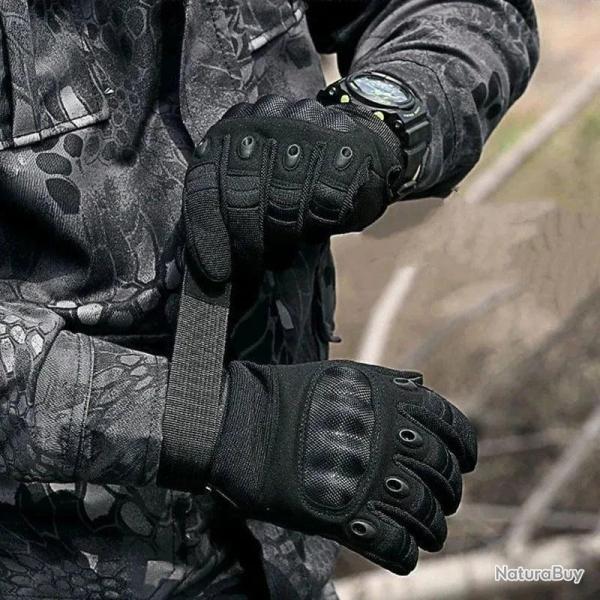 Men's Full Finger Tactical Gloves Touch Screen Airsoft Gloves Paintball Shooting Gear Combat Armor P
