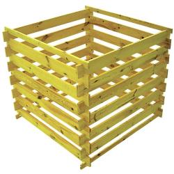 Composteur bois 80 x 80 cm