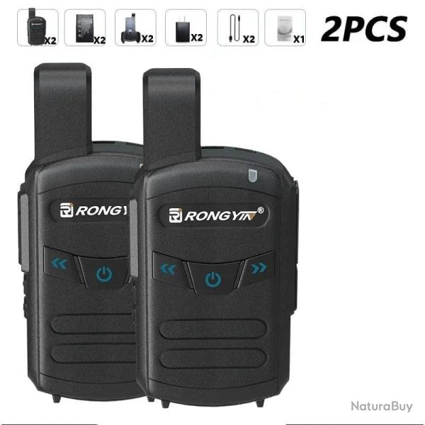 Talkie-walkie RONGYING A5 Type-C BF-T20 - 2PCS