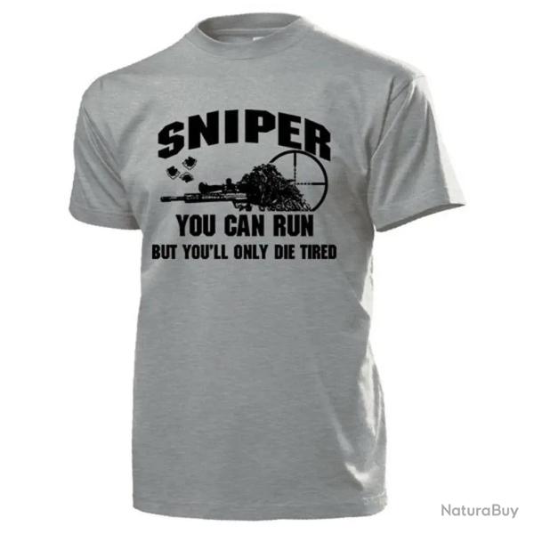 T shirt sniper USMC manches courtes