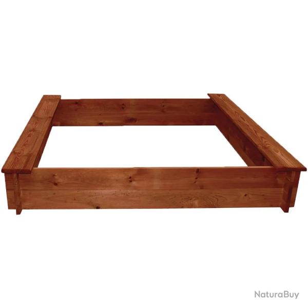 Bac � sable bois 120x120 cm