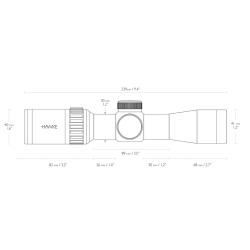 Hawke XB30 2-7x32 XB30 SR 280-440fps - R&eacute;f: HAW12224