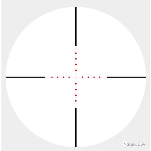 VANTAGE IR - Low profile, capped turrets 4-12X50 1", IR Mil Dot
