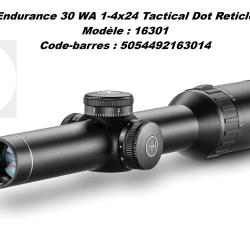 ENDURANCE 30 WA - Exposed locking turrets 1-4X24 30mm, WA, IR Tactical Dot (4x) - R&eacute;f: HAW16301
