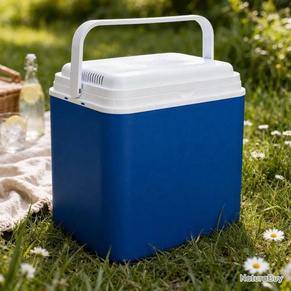 Glaci�re �lectrique polyvalente 12V 24L bleu 40x23x41