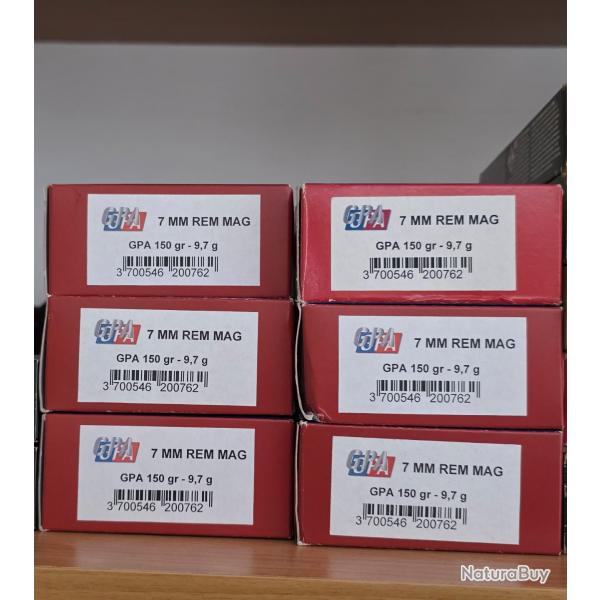 Balles sologne GPA 7rm en 150 gr