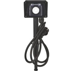 Multiprise avec minuterie ext 1,5m fil noir