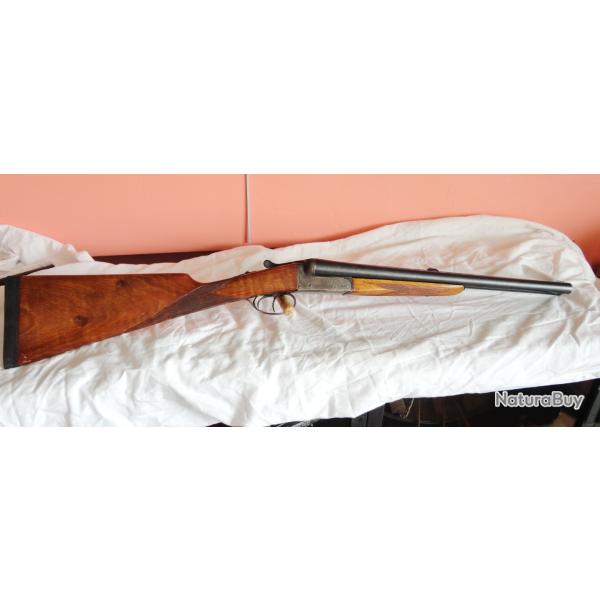 Fusil artisanal espagnol Ignacio Ugartechea calibre 12/70, canons de 46 cm